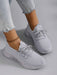 SHEIN STEPREACH Zapatillas deportivas casuales para mujer de otoño/invierno, transpirables, cómodas, ligeras, con cordones - Quierox - Tienda Online