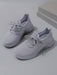 SHEIN STEPREACH Zapatillas deportivas casuales para mujer de otoño/invierno, transpirables, cómodas, ligeras, con cordones - Quierox - Tienda Online