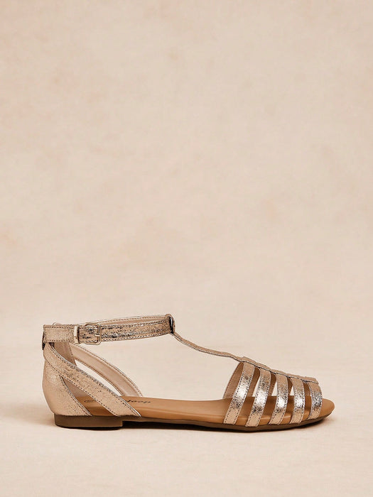 SHEIN Styleloop Sandalias planas para mujer, estilo bohemio - Quierox - Tienda Online