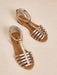 SHEIN Styleloop Sandalias planas para mujer, estilo bohemio - Quierox - Tienda Online