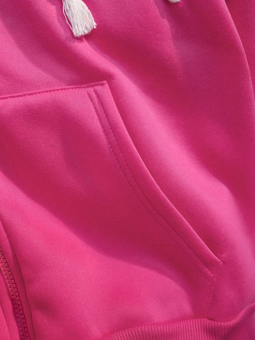 Shein Sudadera de manga larga con capucha, cordón ajustable y estampado de letras cruzadas para mujer - Quierox - Tienda Online