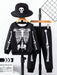 SHEIN Sudadera, pantalones deportivos y gorro con estampado de esqueleto para niño - Quierox - Tienda Online