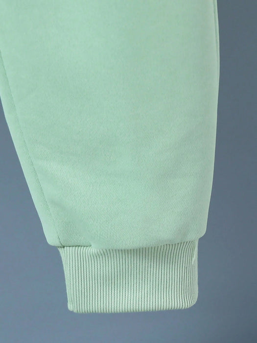 SHEIN Suéter y pantalón de chándal con estampado de eslogan para niños preadolescentes - Quierox - Tienda Online