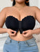 SHEIN Sujetador bustier con cierre frontal en arco para mujer de talla grande - Quierox - Tienda Online