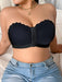 SHEIN Sujetador bustier con cierre frontal en arco para mujer de talla grande - Quierox - Tienda Online