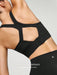 SHEIN Sujetador Deportivo Con Cuello En VY Tirantes De Aro - Quierox - Tienda Online