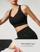 SHEIN Sujetador Deportivo Con Cuello En VY Tirantes De Aro - Quierox - Tienda Online