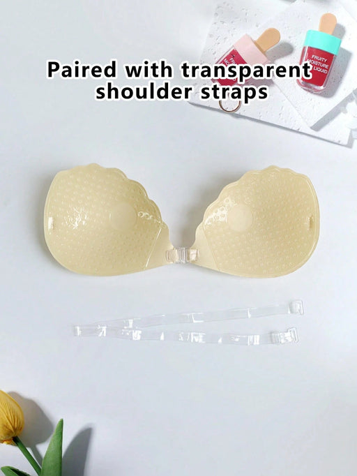 Shein Sujetador push - up invisible de encaje con tiras transparentes para vestidos de novia, tirantes y sujetadores - Quierox - Tienda Online