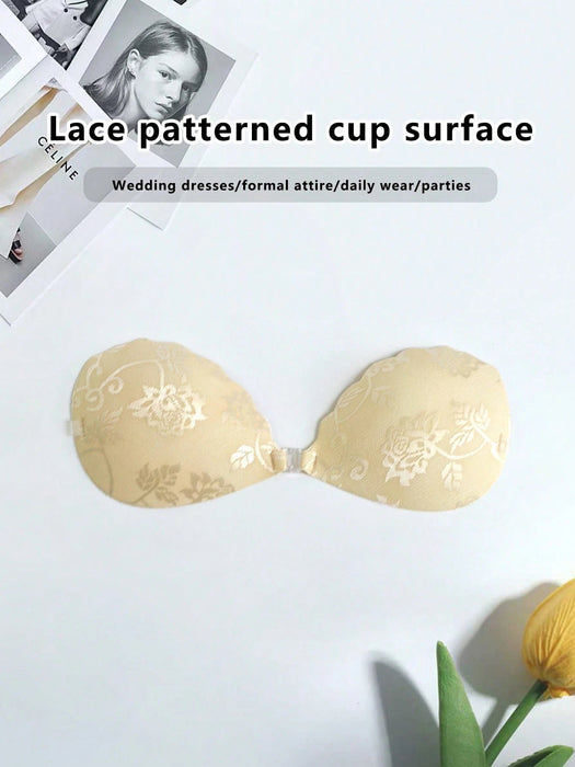 Shein Sujetador push - up invisible de encaje con tiras transparentes para vestidos de novia, tirantes y sujetadores - Quierox - Tienda Online
