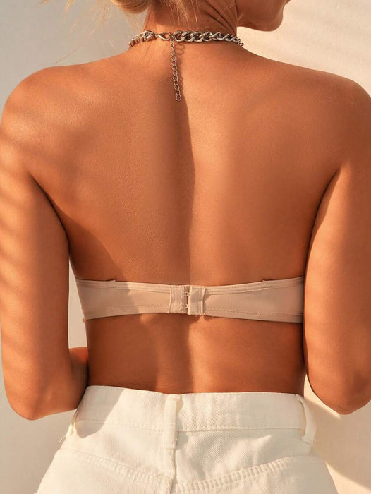 Shein Sujetador sólido con aros y sin tirantes - Quierox - Tienda Online