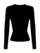 SHEIN Sundraya Camiseta básica de manga larga para mujer - Quierox - Tienda Online