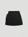 Shein Sweetra Falda corta sexy de corte A con lazo y cordones para mujer - Quierox - Tienda Online