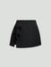 Shein Sweetra Falda corta sexy de corte A con lazo y cordones para mujer - Quierox - Tienda Online