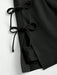 Shein Sweetra Falda corta sexy de corte A con lazo y cordones para mujer - Quierox - Tienda Online