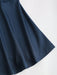 SHEIN Sweetra Vestido corto de color liso con cuello asimétrico elegante para mujer - Quierox - Tienda Online