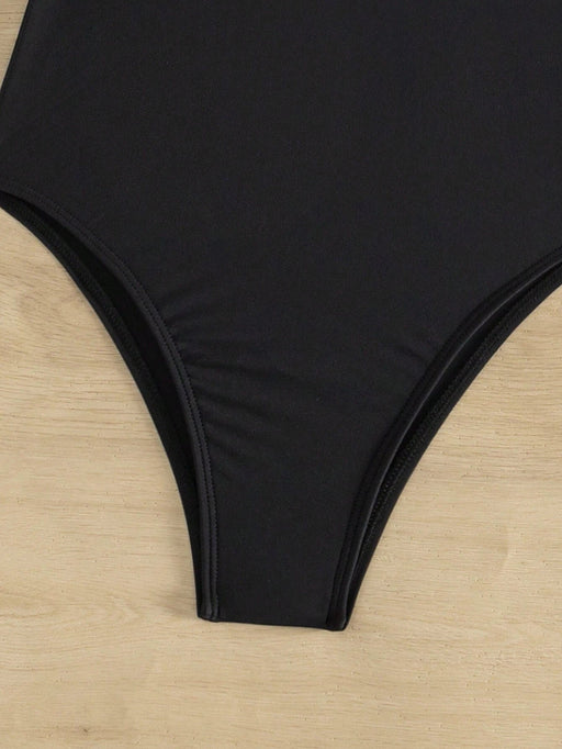 SHEIN Swim Chiccia Summer Beach Traje de baño monokini de un solo hombro para mujer - Quierox - Tienda Online
