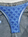 SHEIN Swim Mod Conjunto de bikini informal de 2 piezas con estampado aleatorio - Quierox - Tienda Online