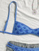 SHEIN Swim Mod Conjunto de bikini informal de 2 piezas con estampado aleatorio - Quierox - Tienda Online