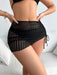 SHEIN Swim SXY Falda cubre bikini para mujeres con ajuste lateral para vacaciones de playa - Quierox - Tienda Online