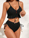 SHEIN Swim Vcay Bañador bikini bajo con fruncido con cordón - Quierox - Tienda Online