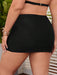 SHEIN Swim Vcay Talla grande Falda de pareos con cordón lateral - Quierox - Tienda Online