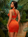 SHEIN SXY de un hombro Top corto & Falda ajustada - Quierox - Tienda Online