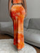 SHEIN SXY Falda de punto ceñida estampada floral de largo - Quierox - Tienda Online