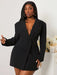 SHEIN SXY Vestido de blazer de doble botonadura sexy para mujer - Quierox - Tienda Online