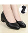 SHEIN Tacones altos, zapatos de trabajo con tacón grueso - Quierox - Tienda Online