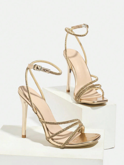 SHEIN Tacones de aguja cuadrados y sexy de moda para mujer - Quierox - Tienda Online