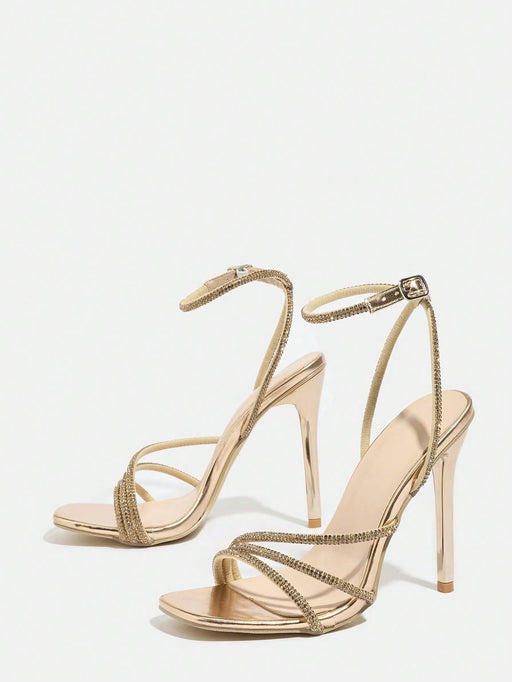 SHEIN Tacones de aguja cuadrados y sexy de moda para mujer - Quierox - Tienda Online