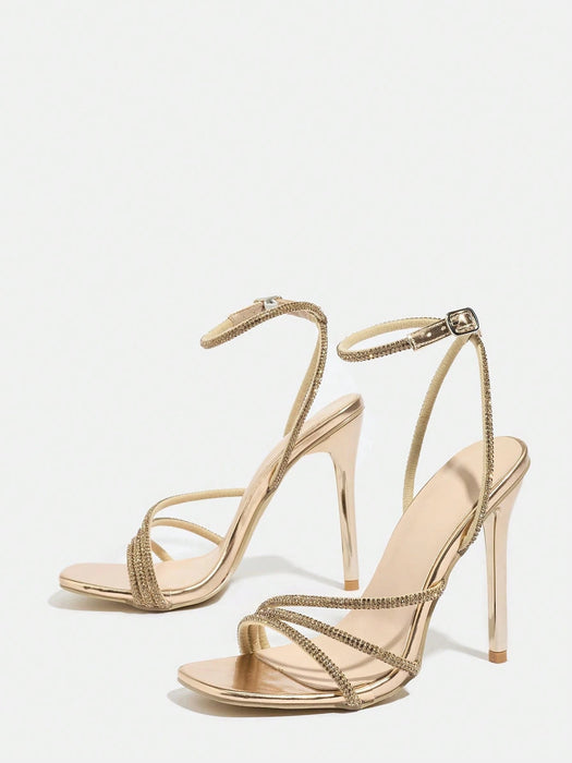 SHEIN Tacones de aguja cuadrados y sexy de moda para mujer - Quierox - Tienda Online