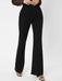 SHEIN Tall Pantalones palazzo unicolor con cremallera trasera - Quierox - Tienda Online