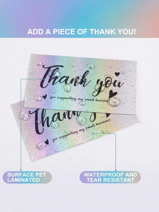 Shein Tarjetas de agradecimiento para pequeñas - Quierox - Tienda Online