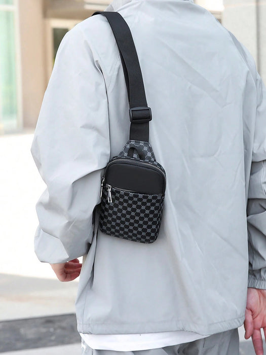 Shein TIANDINGYU Bolso clásico de PU para hombre, minimonedero - Quierox - Tienda Online