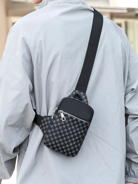 Shein TIANDINGYU Bolso clásico de PU para hombre, minimonedero - Quierox - Tienda Online