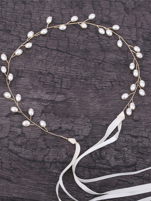 SHEIN Tocado elegante de boda con adornos de perlas sintéticas - Quierox - Tienda Online