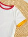 SHEIN Toddler Camiseta con ribete en contraste para niños pequeños - Quierox - Tienda Online