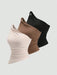SHEIN Top corto asimétrico con pliegues y fruncido Sweetra Y2K Sexy Twist - Quierox - Tienda Online