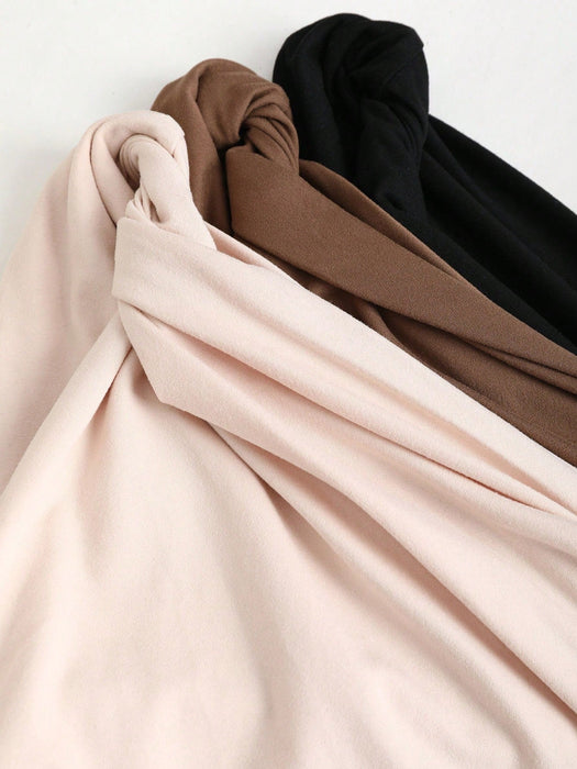 SHEIN Top corto asimétrico con pliegues y fruncido Sweetra Y2K Sexy Twist - Quierox - Tienda Online