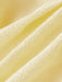SHEIN Top de mujer color amarillo pálido con cuello halter y bajo abullonado - Quierox - Tienda Online