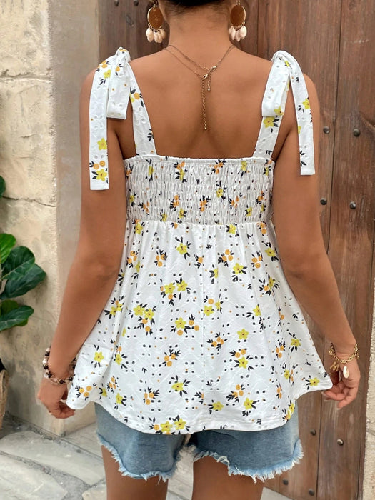 SHEIN Top de tirantes premamá estilo bohemio con bordado - Quierox - Tienda Online