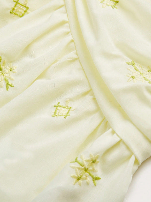 SHEIN Top de tubo con busto fruncido y estampado floral Aveloria - Quierox - Tienda Online