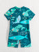 Shein Traje de baño de una pieza para bebé niño, con estampado de dibujos animados - Quierox - Tienda Online