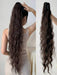 SHEIN TRIXY 1 pieza Garra Clip Extensión de cabello de cola de caballo rizada - Quierox - Tienda Online
