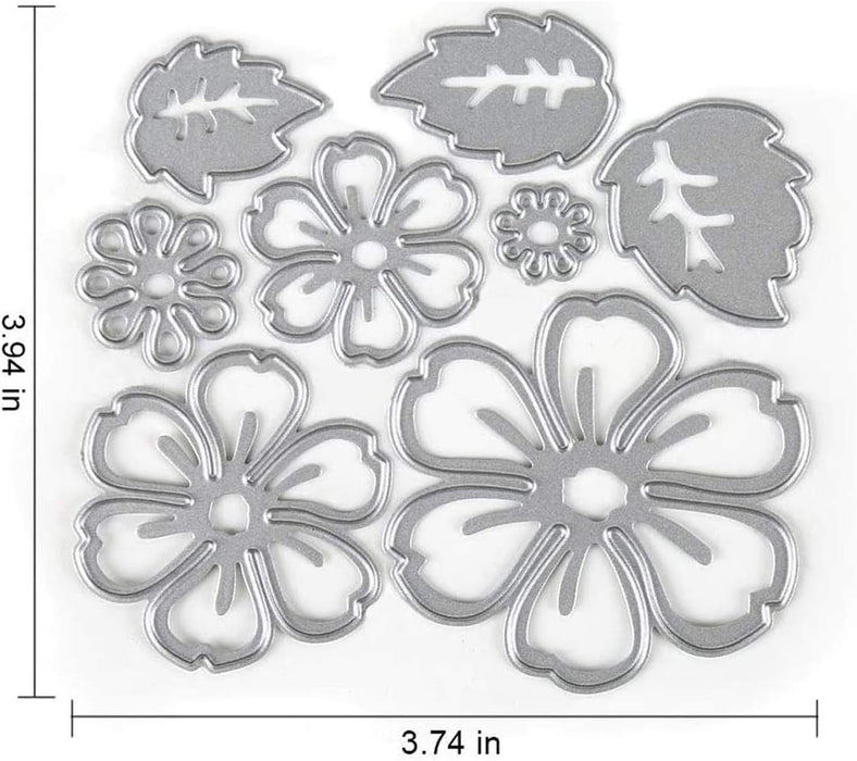 Shein Troqueles de corte de metal de mariposa y flor, moldes de plantilla para álbumes de recortes - Quierox - Tienda Online
