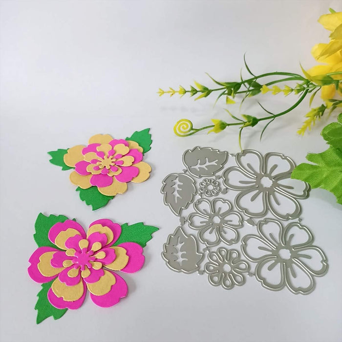 Shein Troqueles de corte de metal de mariposa y flor, moldes de plantilla para álbumes de recortes - Quierox - Tienda Online