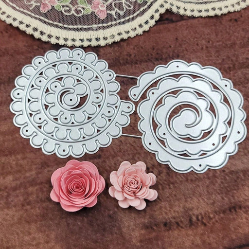 SHEIN Troqueles De Metal Con Flores En Espiral Para Hacer Tarjetas - Quierox - Tienda Online