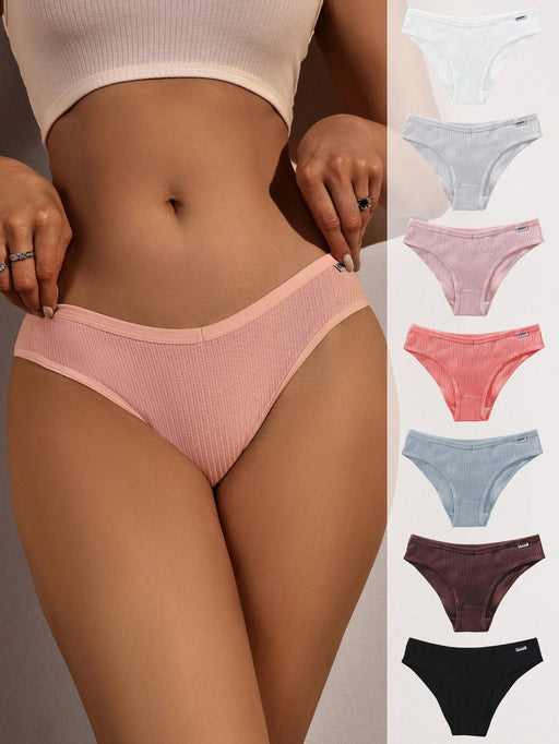 SHEIN Trusas De Triángulo Acanalado Para Mujer - Quierox - Tienda Online