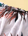 SHEIN Tween Conjunto de top con hombros descubiertos y estampado tropical con ribete - Quierox - Tienda Online